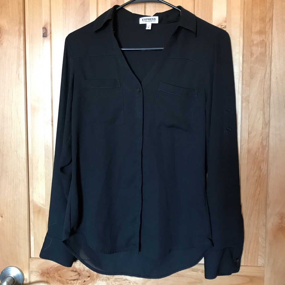 Express Slim Fit Convertible Portofino Shirt